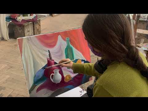 „ონლაინ მასტერ-კლასები სახვით ხელოვნებაში\".პედაგოგი თამარ მალაზონია. სსიპ „შემოქმედებითი საქართველო“