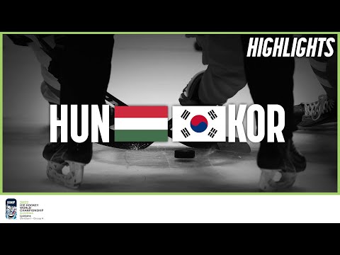 Highlights | Hungary vs. Korea | 2022 IIHF Ice Hockey World Championship | Division I Group A