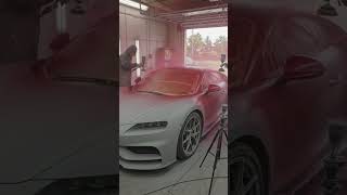 Bugatti rust to Candy Red transformation #Bugatti #Chiron #Restoration #Supercar #Cars #ASMR #USA!!