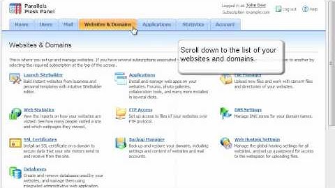 Plesk Panel 11 - Adding Websites (Subdomains).mp4