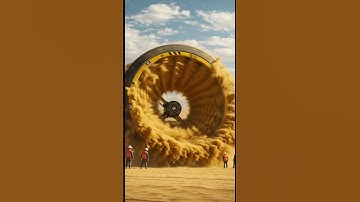 World’s Fastest Sand-Wheel Machine 🌪 | #AI #Engineering #machines