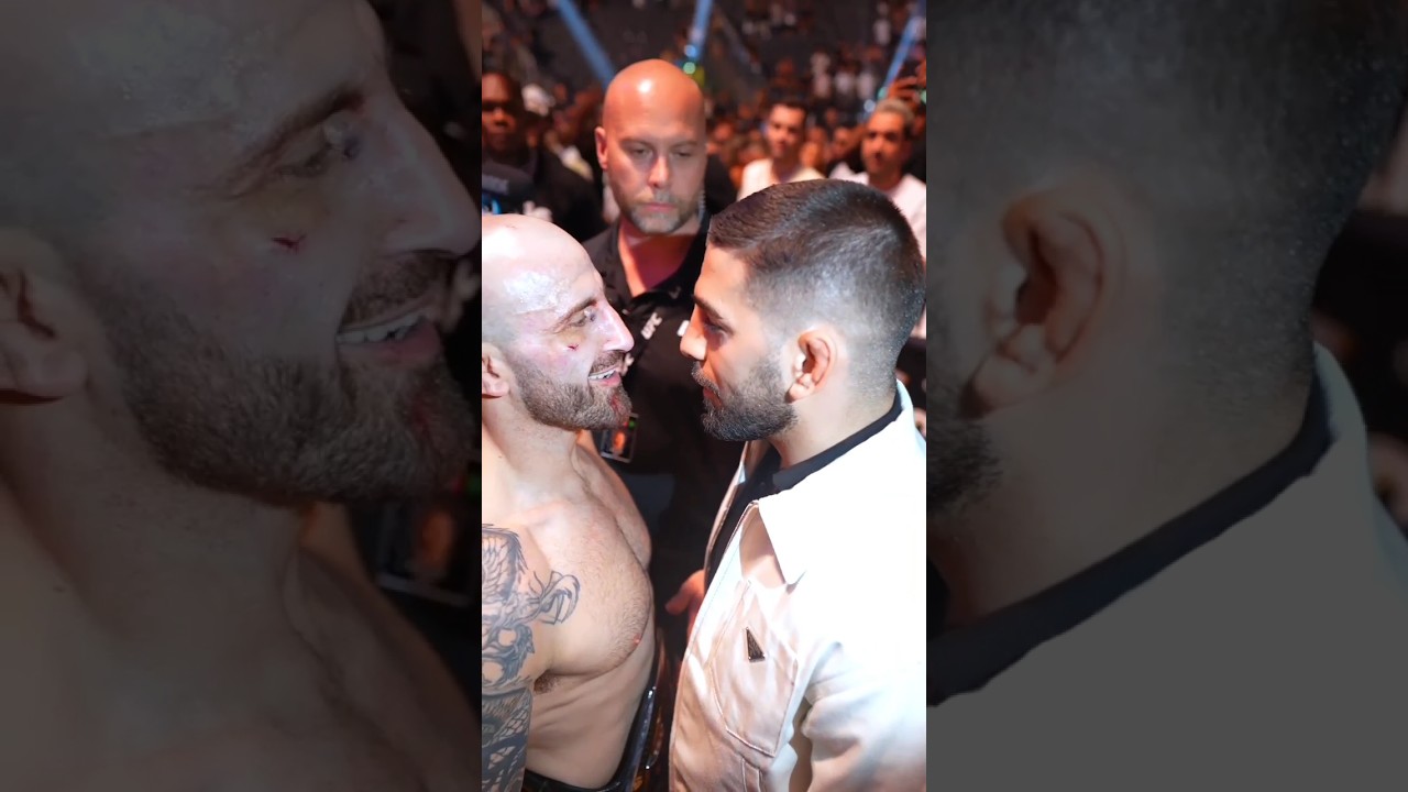 👀 Александр Волкановски и Илия Топурия встретились на арене… 