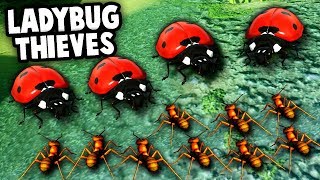 HUGE LADY BUGS vs ANT COLONY ARMY! (Empires of the Undergrowth Gameplay)