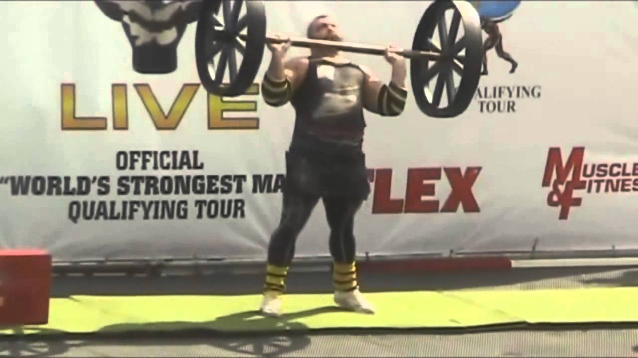 Who Holds the World Record for Axle Press?