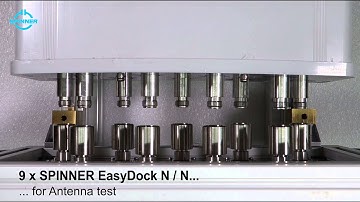 SPINNER EasyDock test cases featuring 4.3-10, 7-16 and PIM
