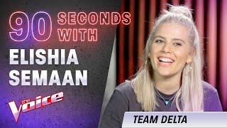 The Blind Auditions: 90 Seconds With Elishia Semaan | The Voice Australia 2020 Resimi