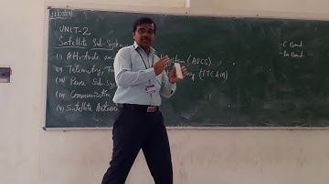 SC UNIT 2 TOPIC 1/14  Satellite Sub System