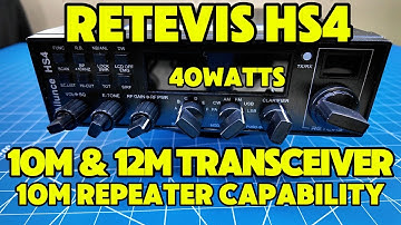Retevis HS4 10m & 12m Frequency Expansion