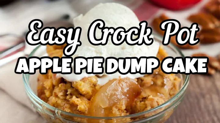 Crock Pot Apple Pie Dump Cake - So Easy!