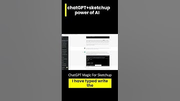 SketchUp + ChatGPT / random push pull | part -1