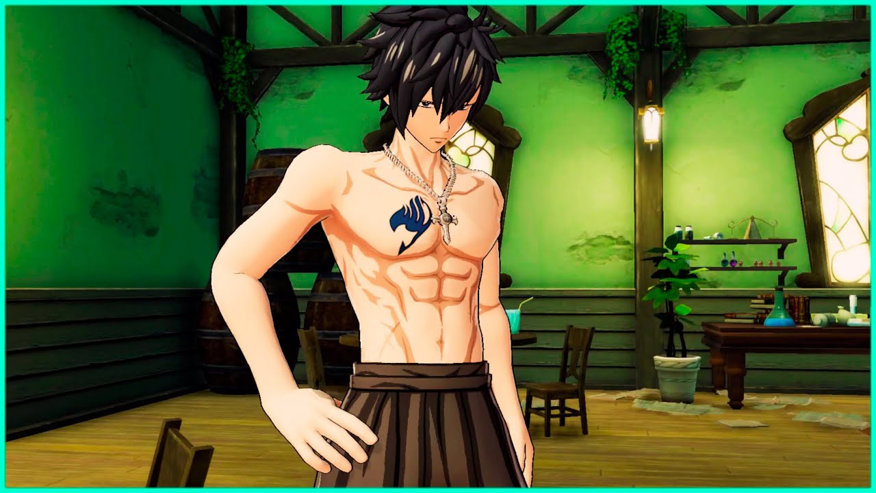 Fairy Tail [PS4] - Gray Character Story - Dude, Where's My Clothes!? 