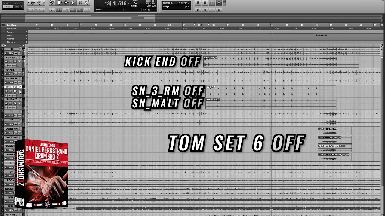 "Barbed Wire Rocking Chair" - Drumshotz Daniel Bergstrand Example