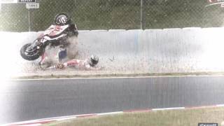 MotoGP Barcelona Crash