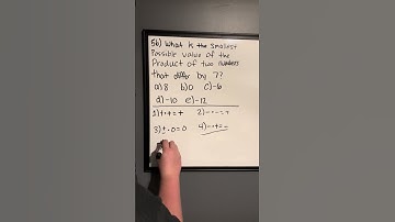 The Minimum Product Of Two Numbers That Differ By 7