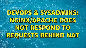 DevOps & SysAdmins: NGINX/Apache does not respond to requests behind NAT