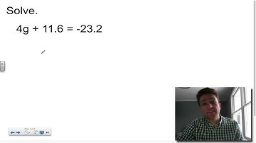 Chapter 2, Lesson 1: Solving Two-Step Equations