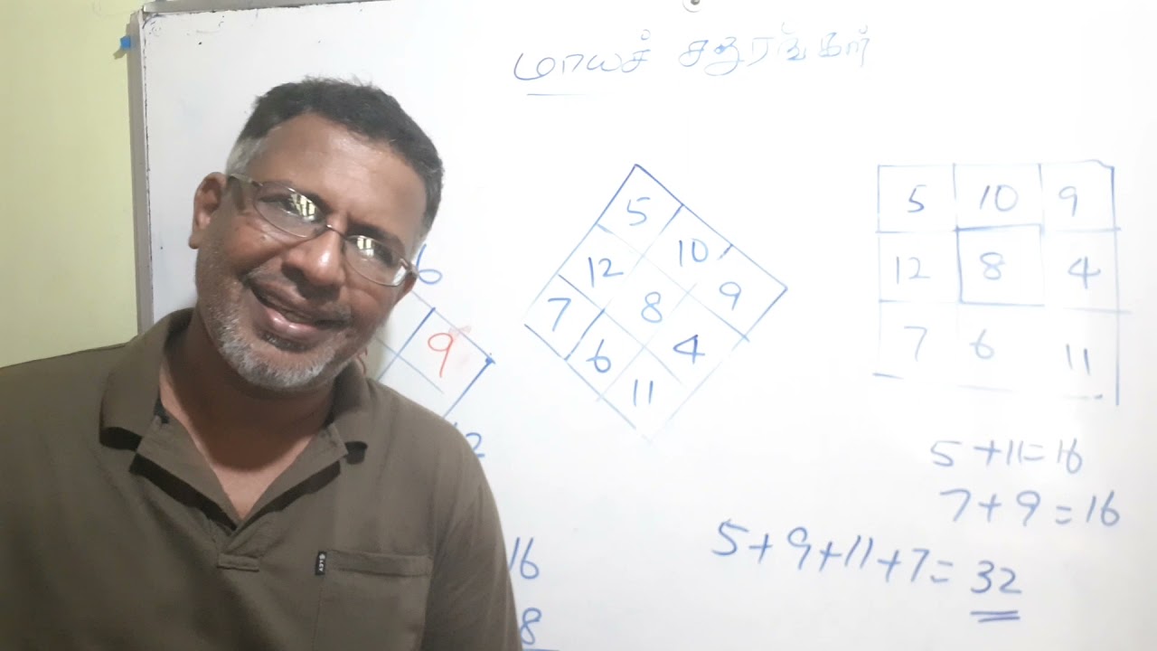 SLEAS, SLAS, SLPS EXAM ( மாயச்சதுரங்கள் - இலகு வழியில்)