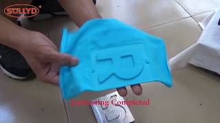 SOLLYD RG-M700 Embossing SILICONE Operation Process Tutorial