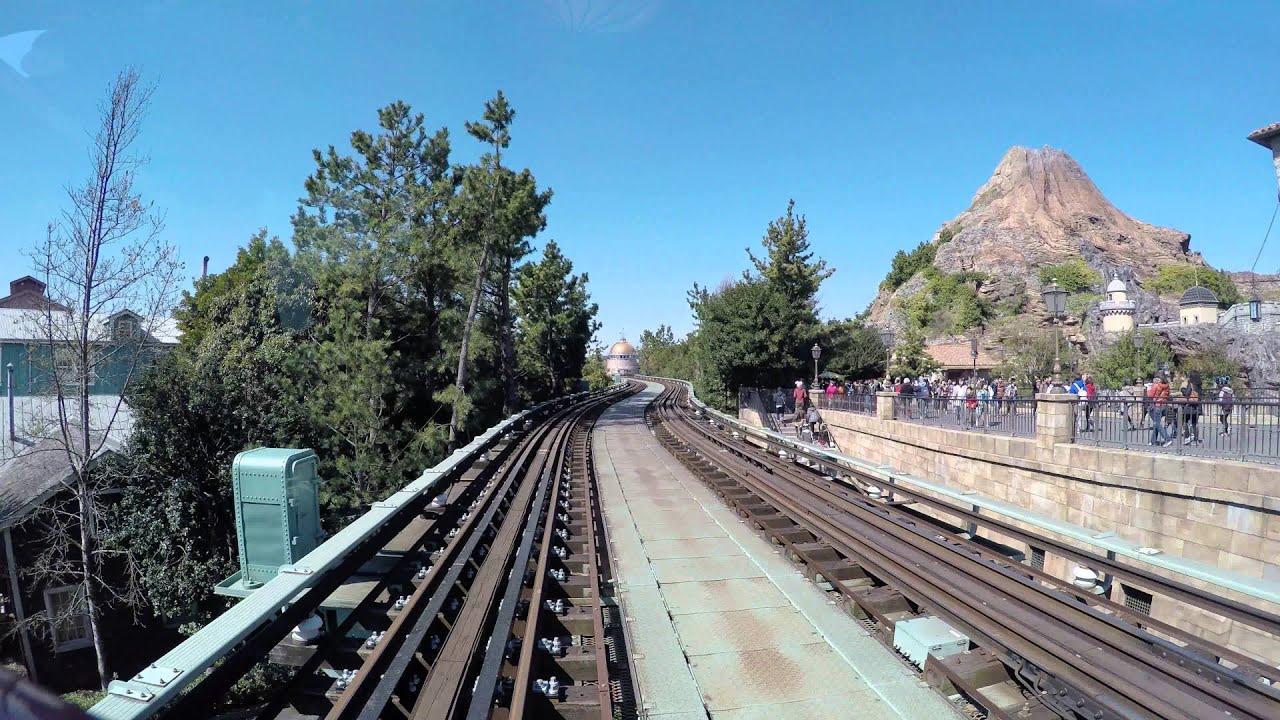 エレクトリックレールウェイ ポートディスカバリー行　前面展望（Electoric Railway）4K ディズニーシー