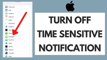 How to Turn OFF Time Sensitive Notifications On iPhone