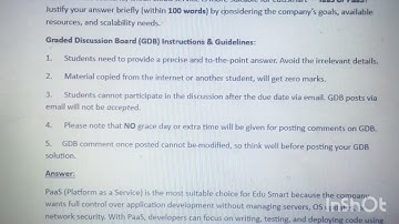 #CS435 #Cloud Computing #Gdb 100 correct solution #Vlums