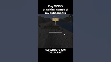 Day13/100 of writing names of my subscribers #craftiebiome #100dayschallenge #minecraftpe #minecraft