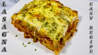 Lasagna | How to make Beef Lasagna | Classic Italian Lasagna Recipe | Deutsch/English | Zaras world