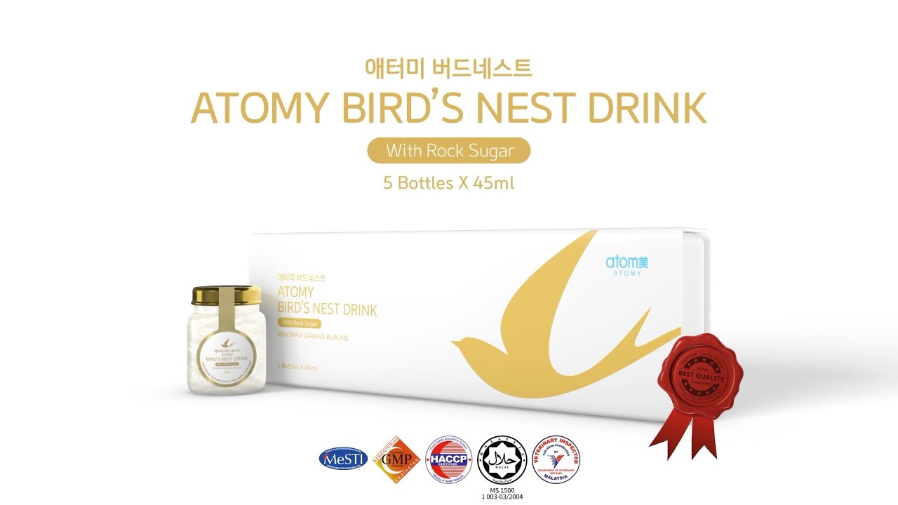 [ATOMY MALAYSIA] Atomy Bird's Nest Drink Manufacturing Process Video YouTube