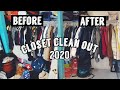 EXTREME CLOSET CLEAN OUT 2020 *took me 3 days*