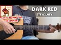 Dark Red - Steve Lacy (Guitar Tutorial) No Capo! Easy Chords For Beginner!