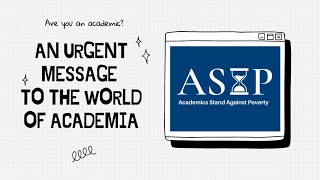 Poverty is a Crime - ASAPs Message between the Years