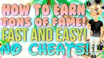 HOW TO EARN FAME FAST AND EASY! || HOW I EARN MY FAME?! || Ashton MSP