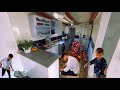 Carpeting The Kitchen And Continuing To The Brick Walls Carpeting The Kitchen And Continuing To The Brick Walls