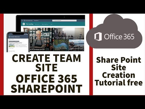 Microsoft SharePoint  - Full Tutorial for Beginners SharePoint Team Site How to create | Hindi me |