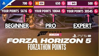 Grind Forzathon Points Guide - Forza Horizon 5 Ps5