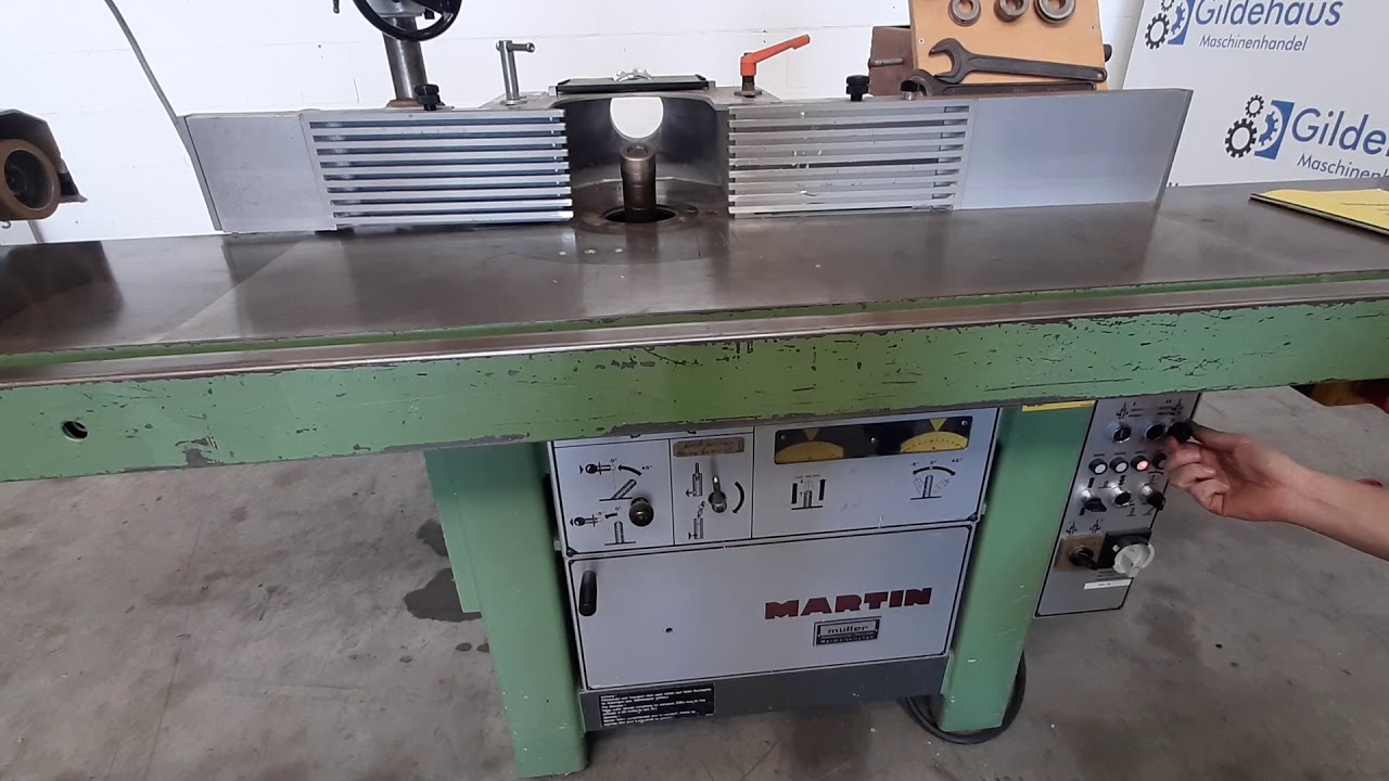 Schwenkspindelfräse, Martin T25 YouTube