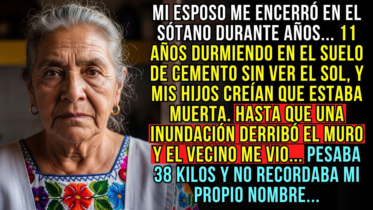 Mi marido me encerró en el sótano durante años, diciéndole a todo el mundo que estaba muerta...