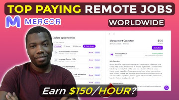 Mercor Jobs Explained | High-Paying Remote Jobs (Professionals Only)