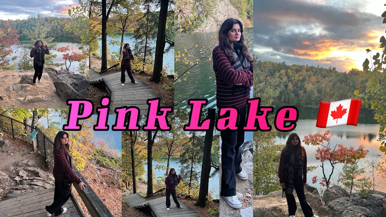 "Hiking Pink Lake - A Scenic Adventure!" 🇨🇦