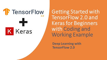 TensorFlow 2.0 Tutorial for Beginners 1 - Getting Started with Coding of TensorFlow 2.0 and Keras