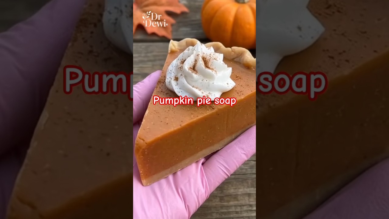 Pumpkin pie soap DIY
