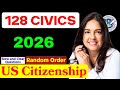 128 Civics Test RANDOM Questions I 128 Civics Questions and Answers | 2025 Version Civics Test #n400