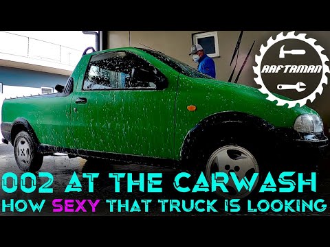 Vlog | 002 | At the Carwash | Sexy Fiat Strada Pickup | fully wrapped in Bedliner