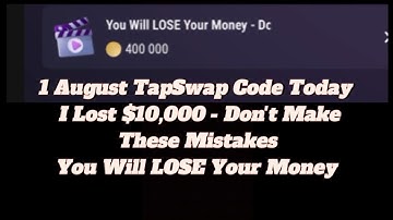 I Lost $10,000 - Don