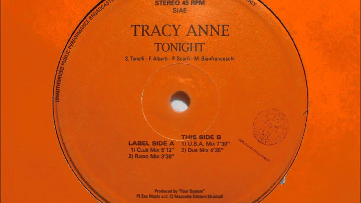 Tracy Anne - Tonight