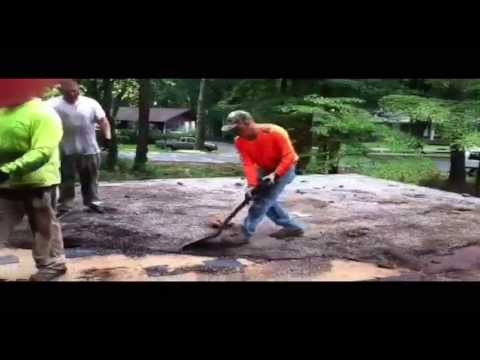 Flat Roof Tar And Gravel Removal 1