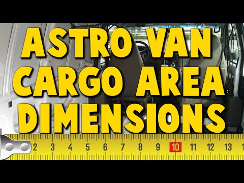 Astro Van Cargo Area Interior Dimensions
