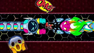 OMG!! SNAKE IO RAINBOW SPLASH EVENT!! PRT2000 SNAKE VS BOSS CHROMA SNAKE IO EPIC GAMEPLAY!!