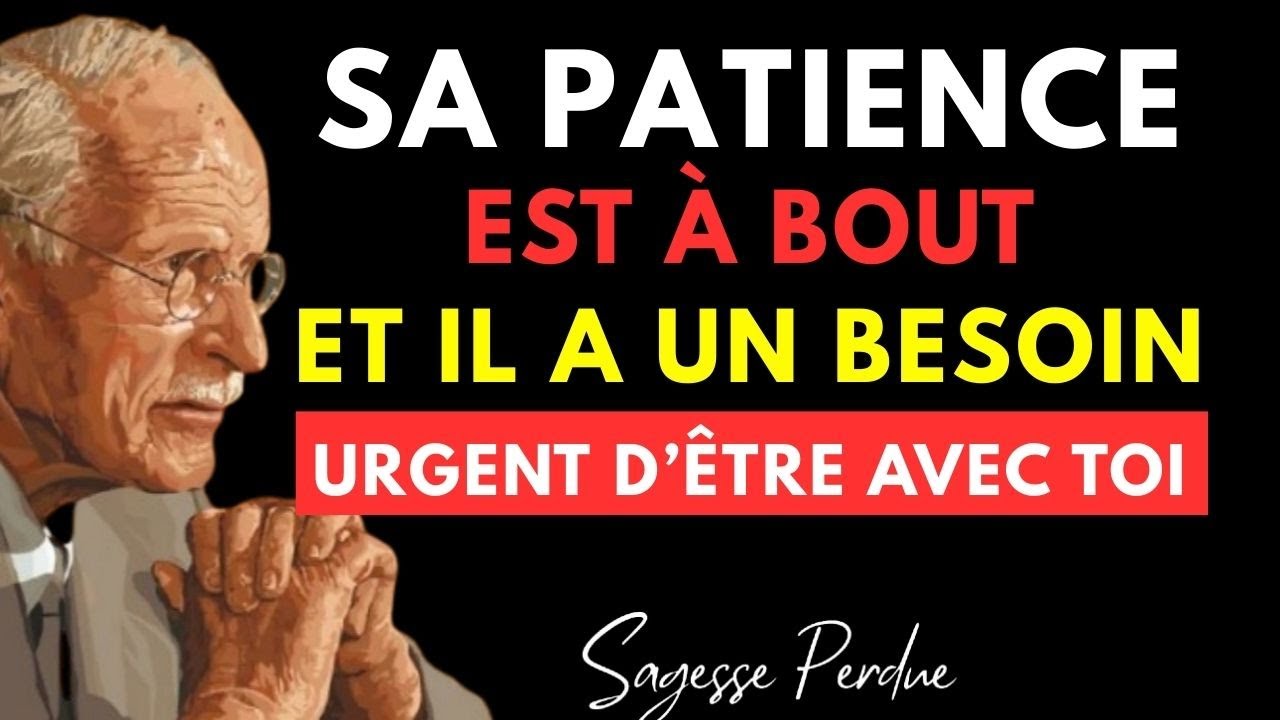 CETTE PERSONNE N’EN PEUT PLUS. ÇA NE PEUT PLUS ATTENDRE | CARL JUNG