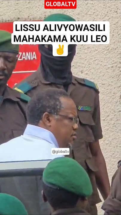 VIDEO: TUNDU LISSU ALIVYOWASILI MAHAKAMA KUU LEO✌️ #breaking #globaltv #chadema #ccm #lissu #live